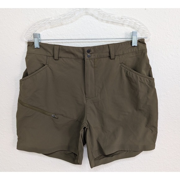 Duluth Trading Alaskan Gear Women's Roadless Shorts 10 Dark Olive Five Pockets - Picture 1 of 5